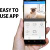 Lentek Smart Automatic Pet Feeder Cat or Dog Wet Food Dispenser Schedule Mealtimes Barking Alerts Free App + 10 oz Dog/Cat Treat Dispenser/Tosser WiFi Pet Monitoring 720p HD camera with Free PetU App