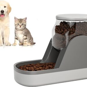 MMIAOO Automatic Pet Gravity Food Feeder and Water Dispenser,Cat Feeder, Dog Feeder,Automatic Pet Waterer (Food Feeder)