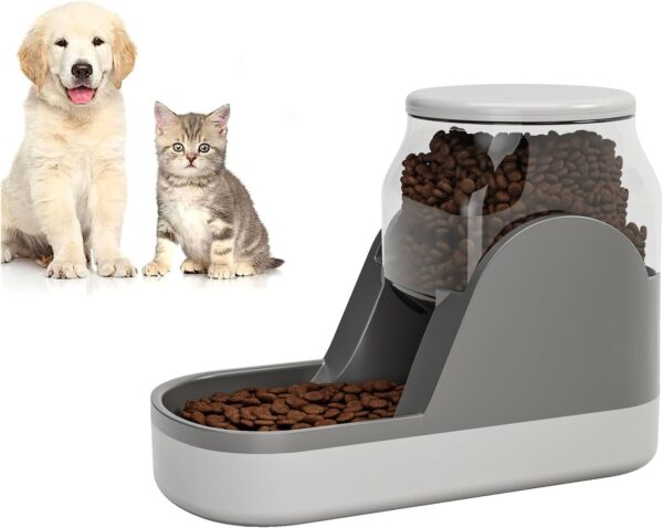 MMIAOO Automatic Pet Gravity Food Feeder and Water Dispenser,Cat Feeder, Dog Feeder,Automatic Pet Waterer (Food Feeder)