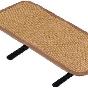 Navaris Table Leg Cat Scratcher - Sisal Scratching Mat Protector for Furniture Legs - Scratch Pad Protection with Wrap Around Straps 60 cm x 25 cm