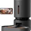 PETLIBRO Automatic Cat Feeder with Camera, 1080P HD Video with Night Vision, 5 GHz Wi-Fi Pet Feeder for 2 Cats, App Control, Real-Time Voice, Low Food & Blockage Sensor, Motion & Sound Alerts via App