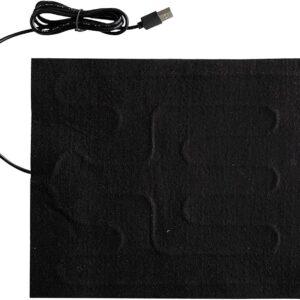 Pet Heating Pad, Electric Heating Pad for Dogs Cats with 3 Temperature Settings, Heated Heat Pad Mat for Pets Indoor, Heated King Size Cat Dog Bed Mat, d, 25X30cm