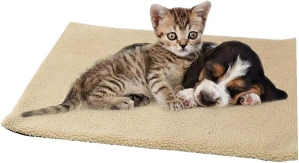 Pet Self Heating Pad 23.62x17.72inch Cat Dog Thermal Blanket No Electric Self Heated Bed Self Warming Pet Mat for Winter