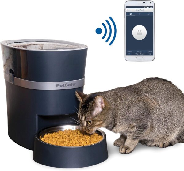 PetSafe Smart Feed Automatic Dog and Cat Feeder, Smartphone, 24-Cups (5 678 ml) Wi-Fi Enabled App for iPhone and Android