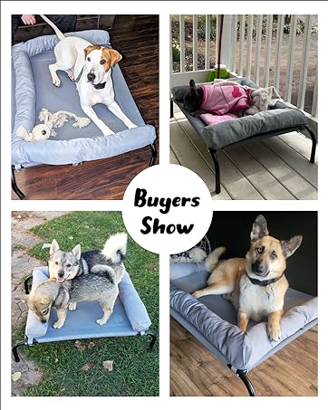 outdoor elevated dog bed cooling raised dog bed