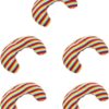 Toyvian Comfortable Cat 5pcs Cat Pillow Fluffy Kitten Bed Heated Cat Bed Indoor U Shaped Cushion Plush Cat Half Donut U-shaped Pet Cat Bed Pillows Cat Toy Mattress Fabric Universal Rabbit
