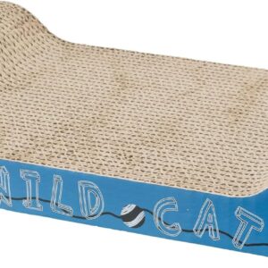 Trixie Wild Cat Scratching Cardboard, Assorted Color, X-Large, 41 x 24 x 7 cm