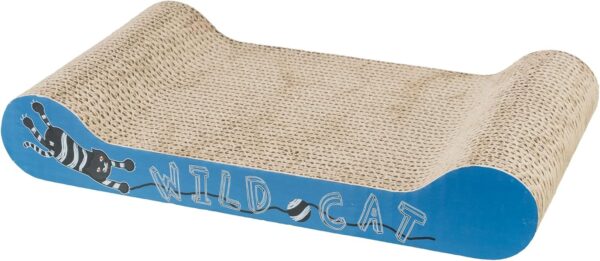 Trixie Wild Cat Scratching Cardboard, Assorted Color, X-Large, 41 x 24 x 7 cm