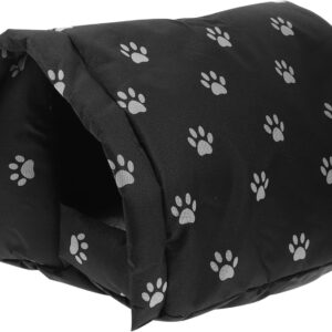 UKCOCO Rainproof Warm Dog Kennel Heated Cat Houses for Outdoor Cats Cat Beds for Small Dog Kennel Cave Pet Warm Bed Outdoor Pet Bed Pet Sleeping House Keep Warm Fabric Puppy Dog ​​kennel