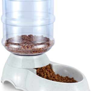 VaygWay Self Dispensing Pet Feeder – Automatic Gravity Dog Cat Feeder – Dry Food Dispenser Gravity Feeder – Automatic Pet Feeder Cat Feeder