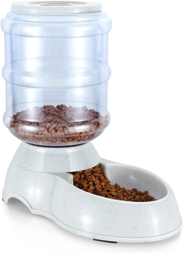 VaygWay Self Dispensing Pet Feeder – Automatic Gravity Dog Cat Feeder – Dry Food Dispenser Gravity Feeder – Automatic Pet Feeder Cat Feeder