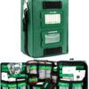 165 Pieces Handy and Comprehensive First Aid Kit Bag – includes Emergency Blanket, Wound Closures, Bandages and Dressings - Suitable for Home, Office, Camping, Workplace, Car and Travel