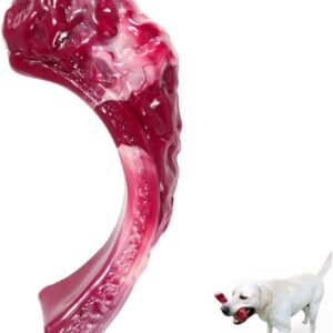 Indestructible Dog Chew Toys for Aggressive Chewers Large Breed,Real Beef/Peanut/Bacon Flavor Durable Dog Teething Chew Toys Bones for Large/Medium Dogs