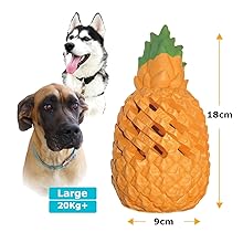 PET-FUN Dog Puppy Teething Chew Toy Pineapple