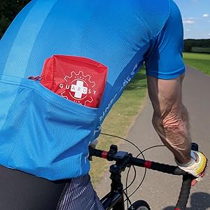 Mini First Aid Kit Cycling Cycle Bike Mountain Bike practical Small Portable Red 