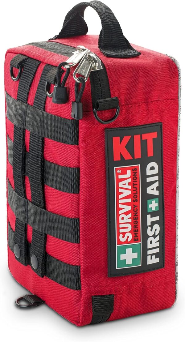 SURVIVAL Workplace/Home First Aid Kit - for Emergency Care at Home/Workplace with MOLLE System - 152 Pieces