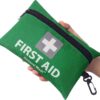 General Medi Mini First Aid Kit, 92 Pieces Small First Aid Kit - includes Emergency Foil Blanket, Scissors for Travel, Home, Office, Vehicle, Camping, Workplace & Outdoor (Green)