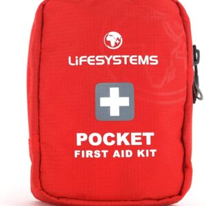 Lifesystems Pocket First Aid Kit, CE Certified Contents, Specifically Designed for Hiking and Outdoor, Red