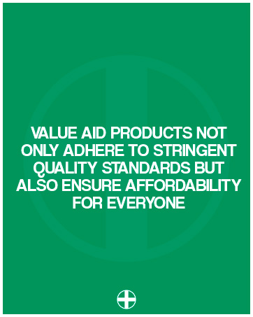 GENUINE VALUE AID FIRST AID SUPPLIES - Value Aid's diverse range of high quality first aid supplies