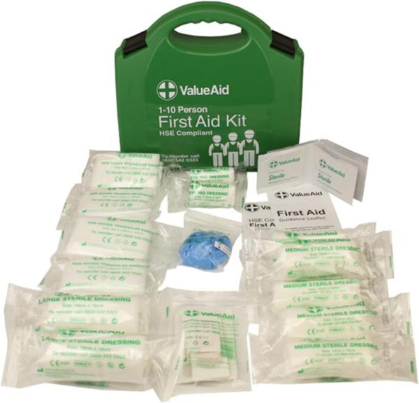 Value Aid HSE Compliant Workplace First Aid Kit (1-10 Person)