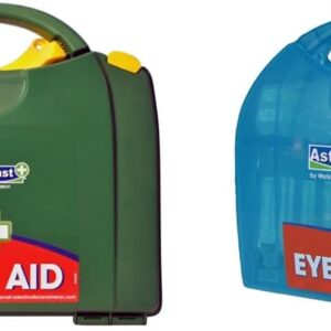 Astroplast 1047031 Green Box 20 Person First Aid Kit & 1047080 Piccolo Eyewash Dispenser