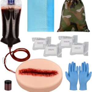 MedEduQuest Laceration Wound Packing Trainer Kit, Stop The Bleed Training Kit, Bleed Control Kit for Medical Classes - Carrying Bag