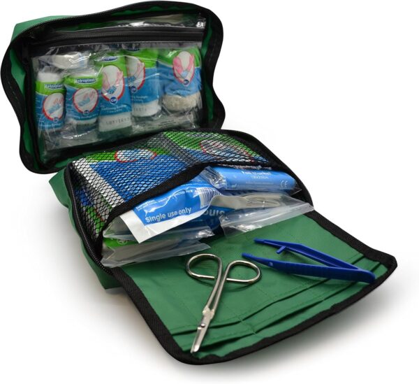 Astroplast 90 Piece Premium Kit Includes Eyewash, 2 x Cold (Ice) Packs and Emergency Blanket for Home, Office, Car, Caravan, Workplace, Travel - First aid Kit Bag