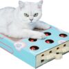 BDHI 1pc 3-in-1 Corrugated Cardboard Cat Scratcher Cat Scratching Board with Premium Scratch Textures Design Multi-Purpose Scratching Pad for Indoor Cats(Y229-1)