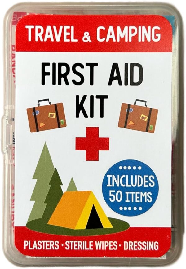 Camping and Travel First Aid kit | Mini First aid kit for Travel | Camping kit | Holiday First aid kit