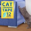 Cat Scratch Protector Tape Sheets (12 Pack, Different Sizes), Double Sided Cat Deterrent Tape Sheet for Couch, Furniture, & Carpet Protection by KapStrom