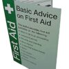 First Aid Guidance Leaflet (Pack of 20) Q2191PK20