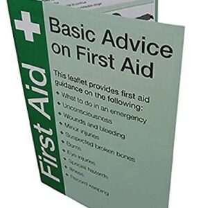 First Aid Guidance Leaflet (Pack of 20) Q2191PK20