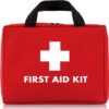 First Aid Kit 106pc Home First Aid Kit Suitable for Home, Car & Travel - includes Triangular Bandage, Foil Blanket, Medical Scissors & More