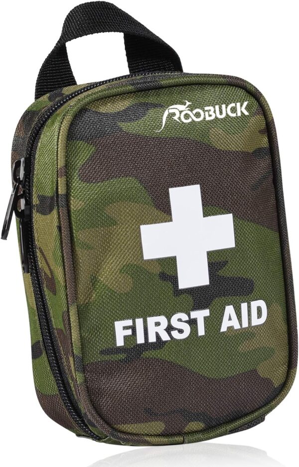 First Aid Kit - for Car,Travel, Sports, Camping, Home,Hiking or Office | Complete Emergency Bag Fully stocked with Medical Supplies (Camouflage10)