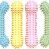 JYTDBCS Puppy Teething Toy Dog Teething Dental Chew Bone Gentle Rubber With Nubs And Ridge Extreme Lightweight Reusable Puppy Chew Toy For Cleaning Teeth Outdoor Pet Supplies