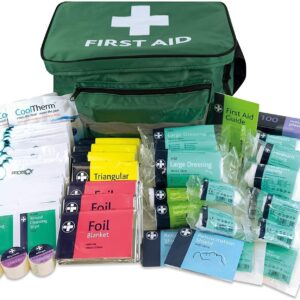 LEWIS-PLAST 224 Pieces All Purpose Large First Aid Kit Haversack - Compact Design for Convenient Storage, Ideal for Home, Office and Sports - Home Medical Kit - Complete First Aid Kit