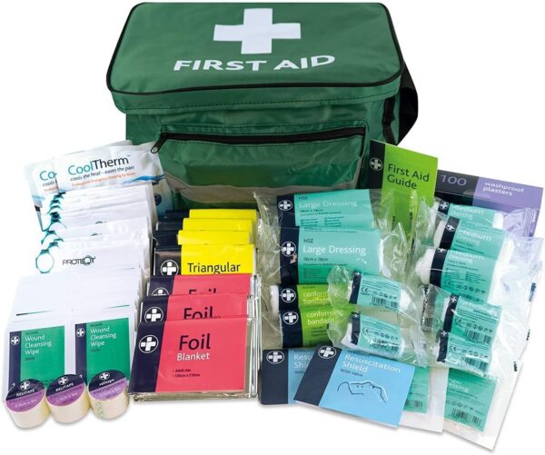 LEWIS-PLAST 224 Pieces All Purpose Large First Aid Kit Haversack - Compact Design for Convenient Storage, Ideal for Home, Office and Sports - Home Medical Kit - Complete First Aid Kit