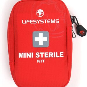 Lifesystems Mini Sterile Kit, CE Certified Contents, Specifically Designed for Travel And Holiday, Red