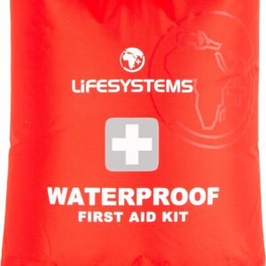 Lifesystems Waterproof First Aid Dry Bag, Protect Your First Aid Kit, Designed for Adnventure, Travel, Watersports, Red