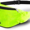 RE-GEN Empty First Aid Bum Bag Waist Pouch | Hi-Vis Fluorescent Yellow | Ideal for Schools, Home, Office & Travel | Strong Adjustable Belt & Buckle | Wide Access Zipper