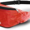 RE-GEN Empty First Aid Bum Bag Waist Pouch | Red | Ideal for Schools, Home, Office & Travel | Strong Adjustable Belt & Buckle | Wide Access Zipper