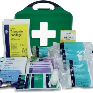 Reliance Medical Children's First Aid Kit - For Kids, Childcare Providers, Schools, and Home Use, Wall-Mountable Aura Box