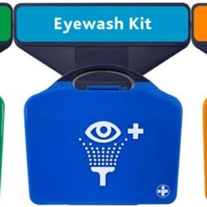 Reliance Medical First Aid Point AuraPoint - 3 Unit Point - Medium BS8599-1 First Aid Kit, Double Eyewash Station and Burns Kit