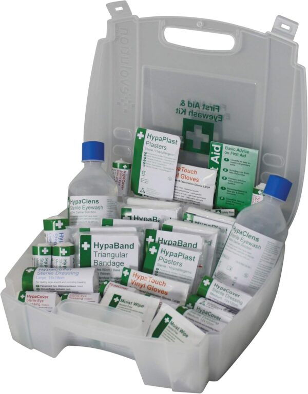 Safety First Aid Group First Aid and Eye Wash Kit for 1-10 Persons