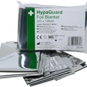 Safety First Aid Group HypaGuard Foil Survival Blanket (Pack of 6)