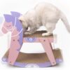 xinXbabe Cat Scratcher Cardboard Cat Sofa Bed Cat Scratching Board Cat Scratch Pad Cat Scratchers for Indoor Cats Set of 2