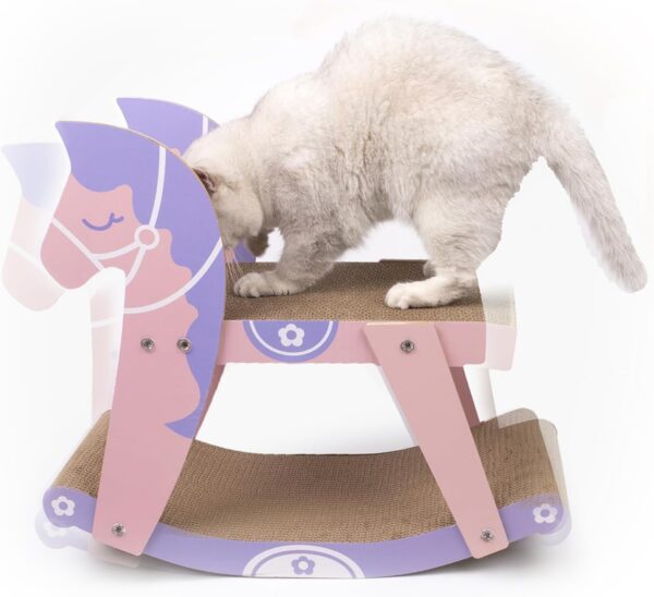 xinXbabe Cat Scratcher Cardboard Cat Sofa Bed Cat Scratching Board Cat Scratch Pad Cat Scratchers for Indoor Cats Set of 2